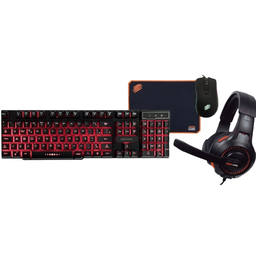 Combo Thunder Gamer Teclado Headset Mouse Mousepad Tm306 - 1