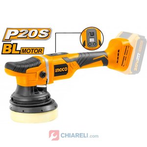 Politriz Roto Orbital sem Fio Ingco Apli2002 5" 125mm À Bateria Íon-lítio 20v Brushless
