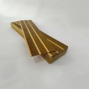 Ver imagem 1 de Kit com 40 Ripado Mdf 11x50cm - Imbuia com Fita Dupla Face