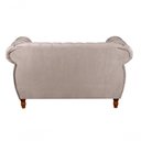 Ver imagem 3 de Sofá Nobreza 2 Lugares Fixo 153cm Caramelo Veludo Bella Decor