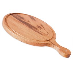 Tábua para Polenta Pizza Carne - Multiuso - 40cm - Madeira Nobre - 1