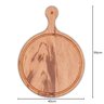 Tábua para Polenta Pizza Carne - Multiuso - 40cm - Madeira Nobre - 3