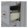 Guarda Roupa Casal Americano 6 Portas Cinza – Henn - 5