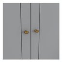 Ver imagem 3 de Guarda Roupa Casal Americano 6 Portas Cinza – Henn