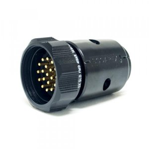 Conector socapex macho 19 pinos preto SLDFMD419AR Amphenol