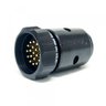 Conector socapex macho 19 pinos preto SLDFMD419AR Amphenol - 1