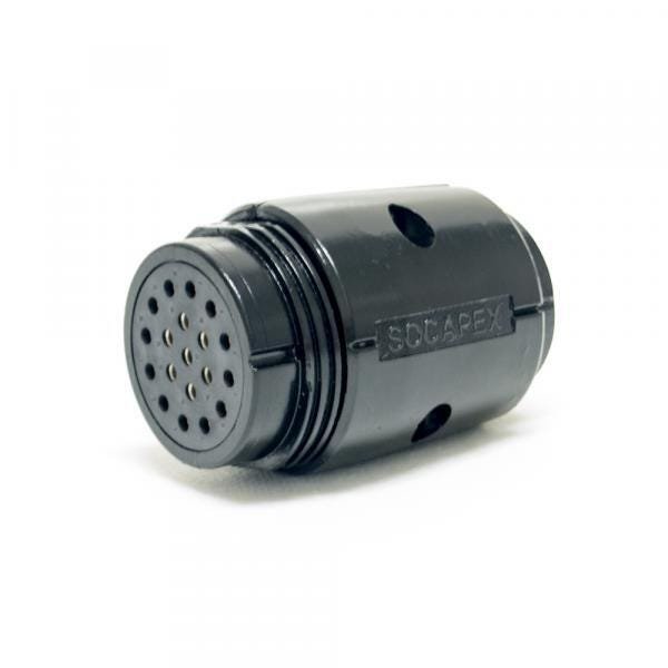 Conector socapex fêmea 19 polos preto SLGDFFDR419AR Amphenol - 1