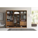 Ver imagem 6 de Guarda-Roupa Casal 6 Portas Atrice Amendola Grafito Demartez