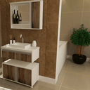 Ver imagem 2 de Espelheira Oxford Branco C/western - Gabinetto