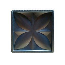 Molde Abs 2mm Para Placas Gesso 3d Modelo Flor De Lis 39x39 - 1