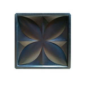 Molde Abs 2mm Para Placas Gesso 3d Modelo Flor De Lis 39x39