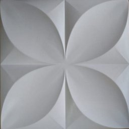 Molde Abs 2mm Para Placas Gesso 3d Modelo Flor De Lis 39x39 - 2