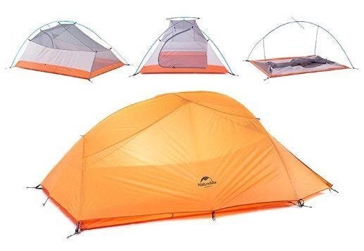 Barraca Ultralight Cloud Up 2 Pessoas Naturehike com Footprint - Verde - 1