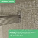 Ver imagem 5 de Canto Closet Bellagio 3 Gavetas 4 Prateleiras MDF-MDP 109,5cm Bege