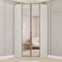 Ver imagem 1 de Canto Closet Bellagio 3 Gavetas 4 Prateleiras MDF-MDP 109,5cm Bege