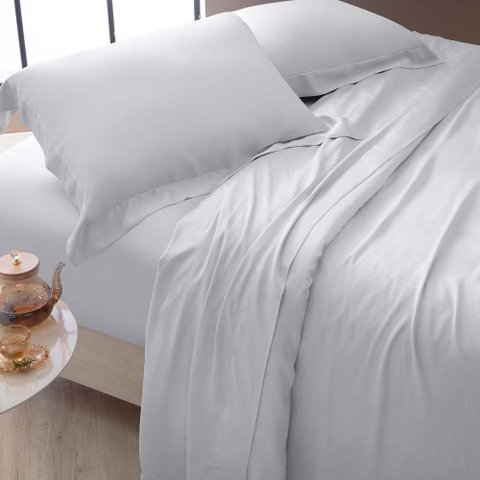 Jogo de Cama Casal 400 Fios Bambú Bali - Linha k Fend Stone/702