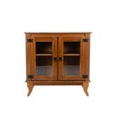 Ver imagem 5 de Aparador Balcão Imperial 2 Portas 3 Prateleiras Madeira Pinus Taeda 84cm Castanho