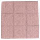 Ver imagem 7 de Kit 02 Puffs Decorativos para Sala de Estar Quadrado Milano 90x90cm W01 Linho Rosa - Lyam Decor