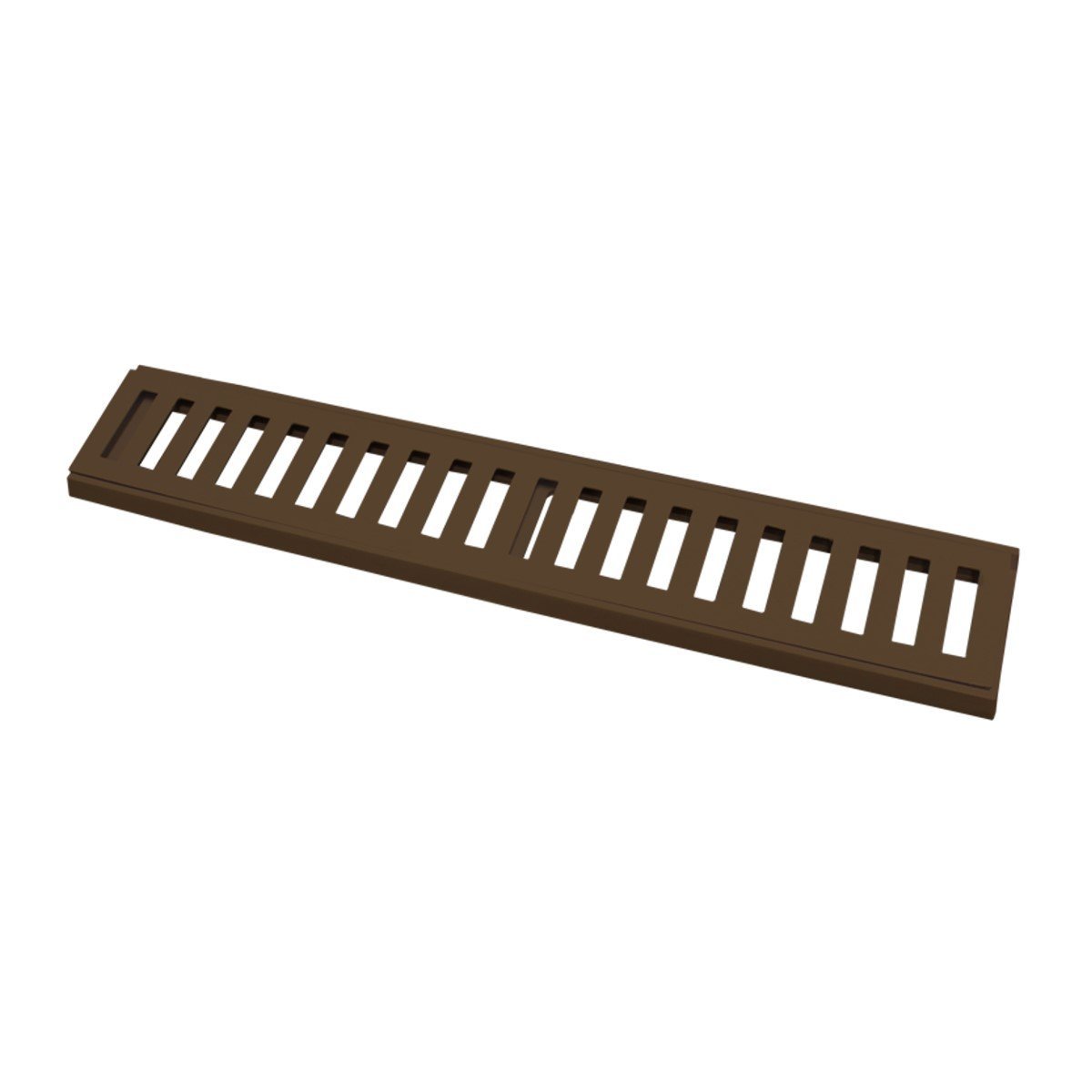 Ralo Grelha Linear com Caixilho em Alumínio Marrom 8x50cm G.D.A. INDUSTRIA E DISTRIBUIDORA DE FUNDID - 2