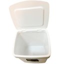 Ver imagem 4 de Lixeira Full de Pia 2,5 Litros com Tampa Branca Utility