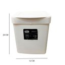 Ver imagem 5 de Lixeira Full de Pia 2,5 Litros com Tampa Branca Utility