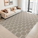 Ver imagem 3 de Tapete Sala Quarto Elegante Moderno 2,00m X 3,00m Decoração Antiderrapante Favo Marrom