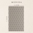 Ver imagem 7 de Tapete Sala Quarto Elegante Moderno 2,00m X 3,00m Decoração Antiderrapante Favo Marrom