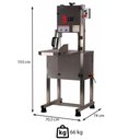 Ver imagem 3 de Serra Fita Caf Sfo 2.20 em Aço Inox 220v Monofásico Nr12 S220232315