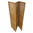 Ver imagem 7 de Biombo Decorativo de Madeira 3 Folhas Ripado Sanfonado - Maju Madeiral