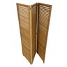 Biombo Decorativo de Madeira 3 Folhas Ripado Sanfonado - Maju Madeiral - 7