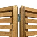 Ver imagem 6 de Biombo Decorativo de Madeira 3 Folhas Ripado Sanfonado - Maju Madeiral