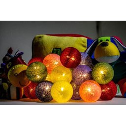 Cordão de Luz Alegria Luminária LED de Bolinhas Fio de Luz - 2