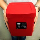 Ver imagem 6 de Lixeira Full de Pia 2,5 Litros com Tampa Vermelha Utility