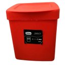 Ver imagem 2 de Lixeira Full de Pia 2,5 Litros com Tampa Vermelha Utility