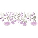 Ver imagem 1 de Adesivo de Parede Jardim de Flores - 45cm