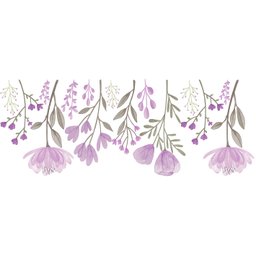 Adesivo de Parede Jardim de Flores - 45cm - 1