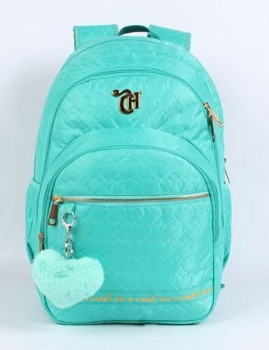 Mochila Capricho Verde-água Crush Me 2019 11350 - Azul-celeste - 3