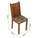 Ver imagem 4 de Kit 6 Cadeiras 4290 Madesa Rustic/marrom