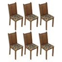 Ver imagem 1 de Kit 6 Cadeiras 4290 Madesa Rustic/marrom