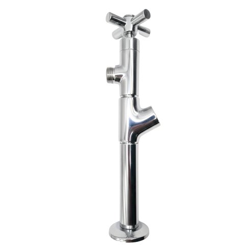 Torre Registro Ducha Higiênica Cromada Entrada Pex P/piso - 2300395k140