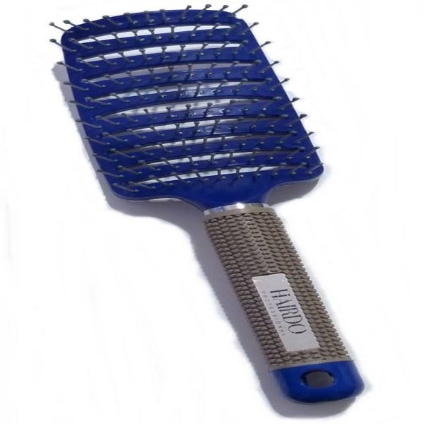 Escova profissional para desembaraçar cabelo raquete Curva - 2