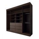 Ver imagem 5 de Guarda-roupa Casal Honey 4 Portas 6 Gavetas com Espelho - Panorama Móveis