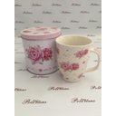 Ver imagem 6 de Caneca de Porcelana Chá Café kOOK Rosas 340ml na Lata Expositora