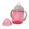 Copo de Transição Clingo com Alça, Bico de Silicone, Anti-vazamento - Rosa - 3