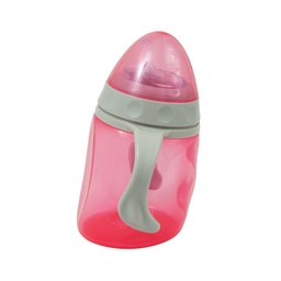 Copo de Transição Clingo com Alça, Bico de Silicone, Anti-vazamento - Rosa - 5