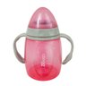 Copo de Transição Clingo com Alça, Bico de Silicone, Anti-vazamento - Rosa - 1