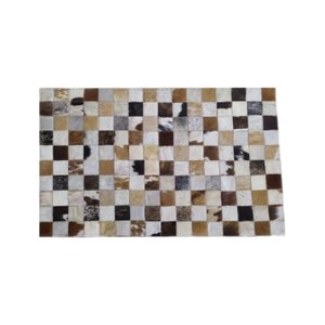 Tapete de Couro Quadriculado 05cm Patchwork - 50cm X 1,00m