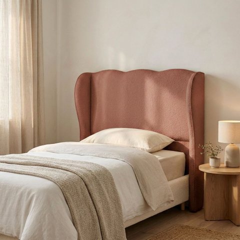 Cabeceira Cama Box Solteiro 90 cm Atria Bouclê B05 - D'Rossi