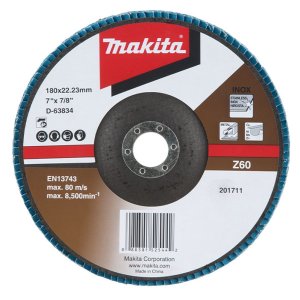 Flap Disco 180 Mm Grão Z60 Makita