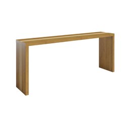 Aparador Rubi Gold 2,00m Em Lâmina de Jequitibá-Rosa 50mm Para Sala De Estar - Imbuia - 1